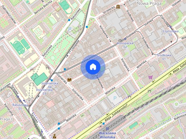 kawalerka/nowa kamienica/metro Dworzec Wileński