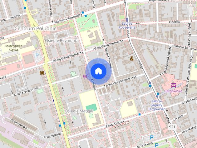 Kawalwrka zabrze centrum południe klonowa do wynajęcia