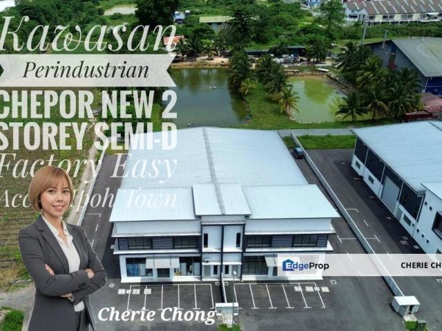 Kawasan Perindustrian Chepor Brand New Spacious 2 Storey Semi D Factory Easy Access Ipoh Town Jelapang Chemor