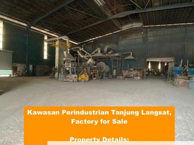 Kawasan Perindustrian Tanjung Langsat, Factory for Sale, Power Supply: 1000 Amps, 2 acres
