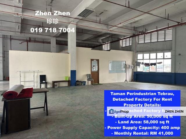 Kawasan Perindustrian Tebrau, Detached Factory for Rent