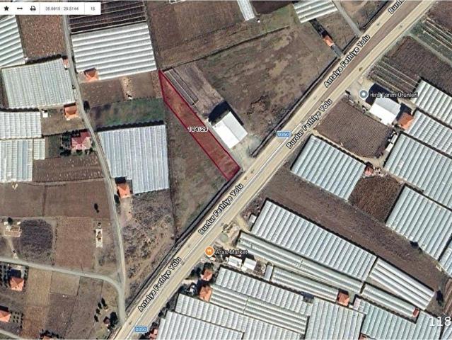 KAYABAŞ YAYLA YERİ FETHİYEYOLU CEPHELİ SATILIK TARLA 2311 M2