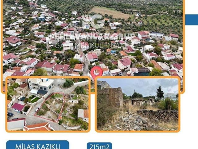 Kazıklı'da Deniz Manzaralı 215m Avlulu Arsa + 2 Eski Yapı