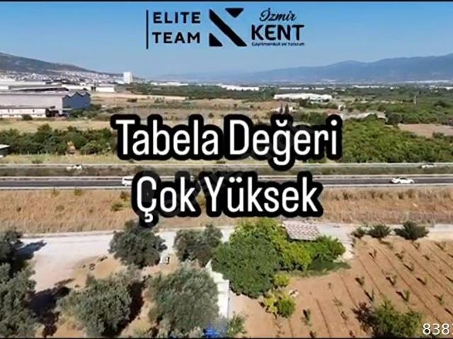 Kemalpaşa Mehmet Akif Ersoy Mahallesinde Otoban Cepheli 1540 m2 Bahçe