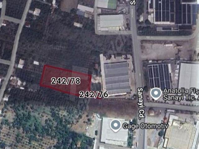 KEMALPAŞA SANAYİ BÖLGESİNDE 3851 m SATILIK ARSA YATIRIM FIRSATI