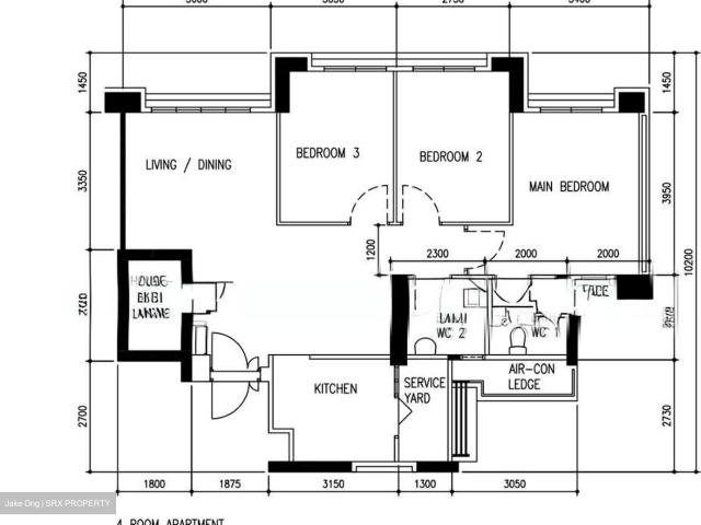 Keat Hong Quad Choa Chu Kang, HDB 4 Rooms