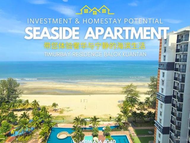 Kehidupan Tepi Pantai TimurBay Seafront Residence Kuantan