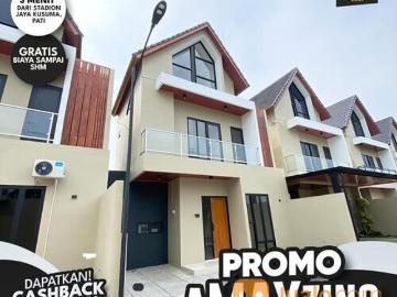 Keindahan Desain Skandinavia: Rumah Dua Lantai Di Kota Pati