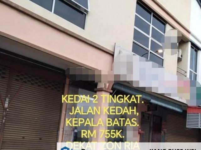 Kepala Batas Shop Office facing MAIN ROAD