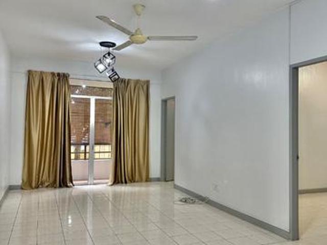 Kepayan apartmentground floor unit partial furnished