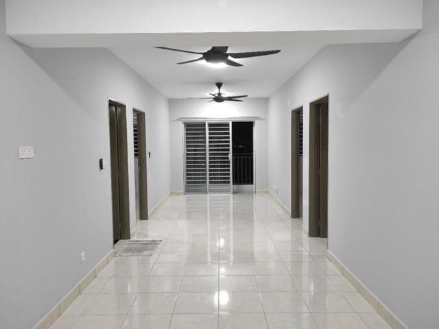 Kepongmas Kepong 3R2B Balcony Lake view nx MRT Metro Prima AEON