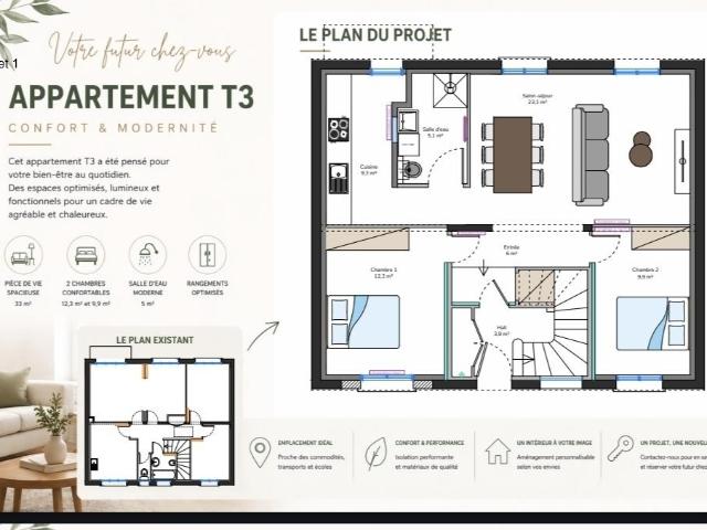 Kervignac Vente Appartement 56