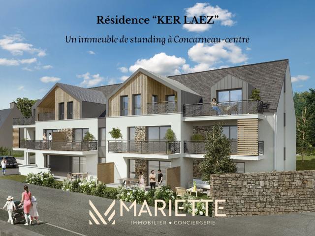 KERLAEZ 22 SOUS OFFRE Centre ville Type 2 de 46.89 m2