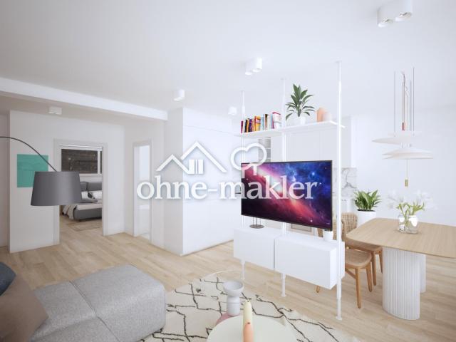 Kernsanierte DG 3 Zi. Wohnung in Top Lage/ mihome Architektur & Interior Design