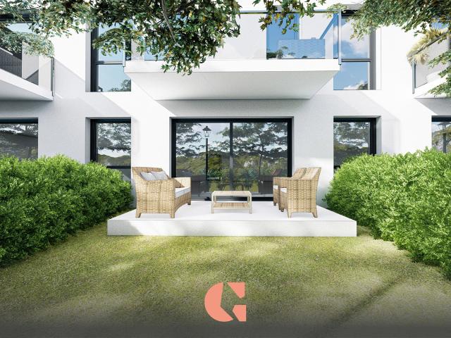 KfW 40 NH Förderung Neubauprojekt Alpenpanorama Gartenwohnung