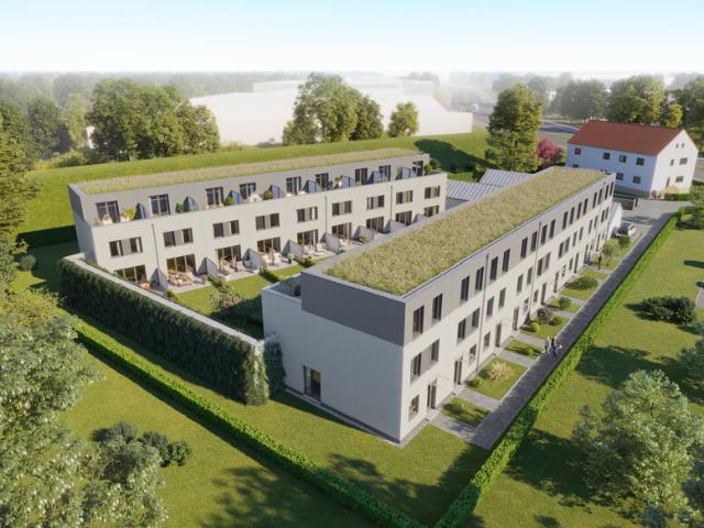 KfW 55: Umweltfreundlicher und energieeffizienter Neubau in Hannover Bornum | Reihenmittelhaus
