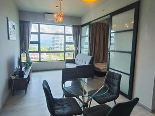 KK City Jesselton Quay Signal Hill Half Seaview For Rent