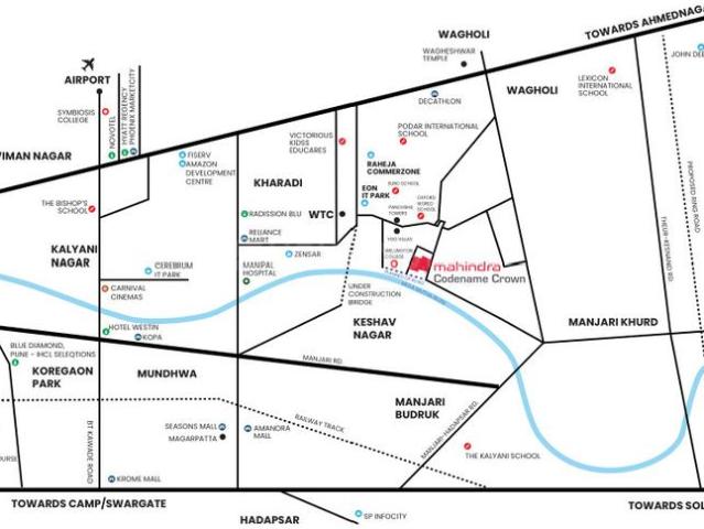 Kharadi Annex 2 BHK Apartment For Sale Pune