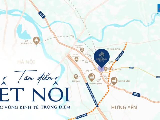 Khu Đô Thị Được Chờ Đợi Nhất Economy Hưng Yên Đã Ra Hàng Trực Tiếp Cđt
