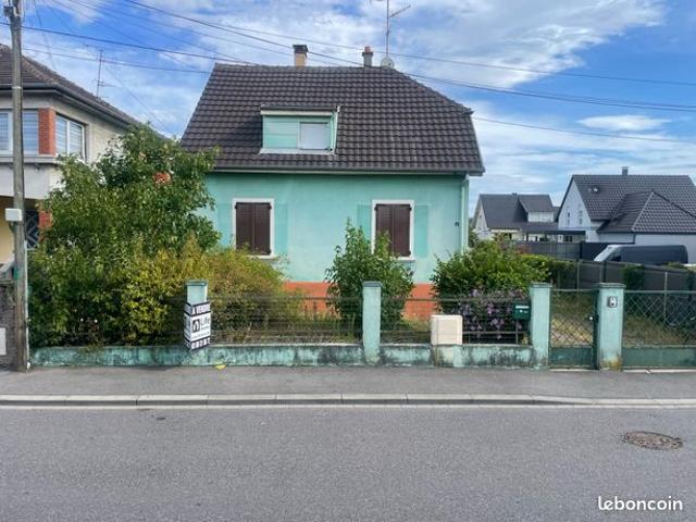 Kingersheim, maison individuelle au prix d'un appartement