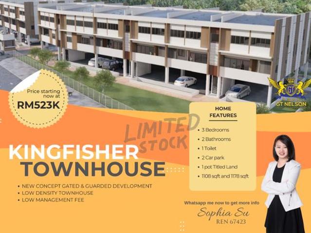 Kingfisher Likas Landed house Townhouse for Sale