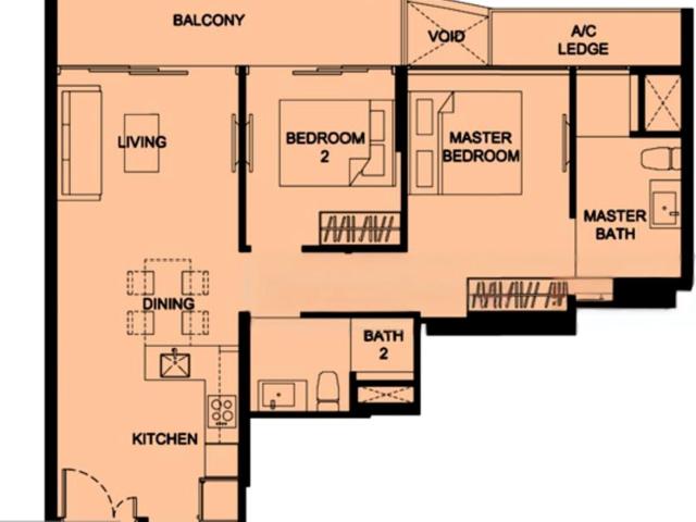 Kingsford. Hillview Peak D23, Condominium