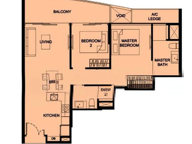 Kingsford. Hillview Peak D23, Condominium