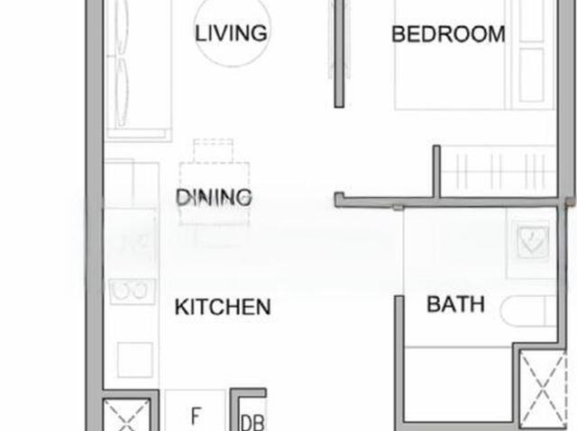 Kingsford Waterbay D19, Apartment