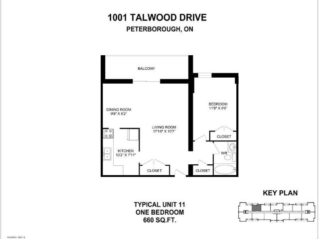Kingswood II 1 Bedroom Apartment for Rent at 1001 Talwood Dr, Peterborough, ON K9J 7T3 Greenhill