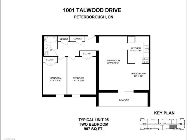 Kingswood II 2 Bedroom Apartment for Rent at 1001 Talwood Dr, Peterborough, ON K9J 7T3 Greenhill