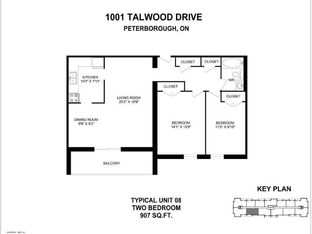 Kingswood II 2 Bedroom Apartment for Rent at 1001 Talwood Dr, Peterborough, ON K9J 7T3 Greenhill