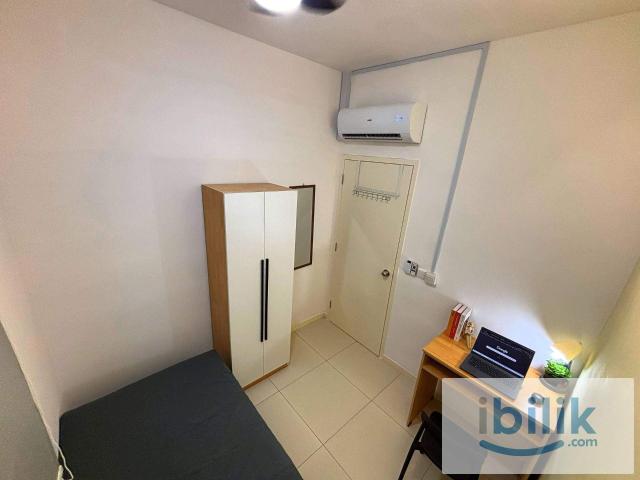 Kinrara room for rent PROMOTION! Single Room ✅ New Mattress Aircond Wardrobe Table Chair