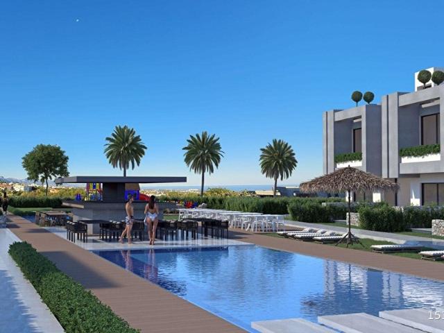 KIBRIS, İSKELE'DE CASA LA VISTA 2+1 SATILIK LOFT DAİRE