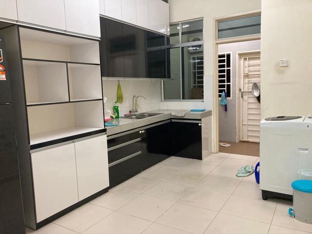KITCHEN CABINET BEST 2 STOREY Belatuk Mas Gangsa Batu Berendam Melaka