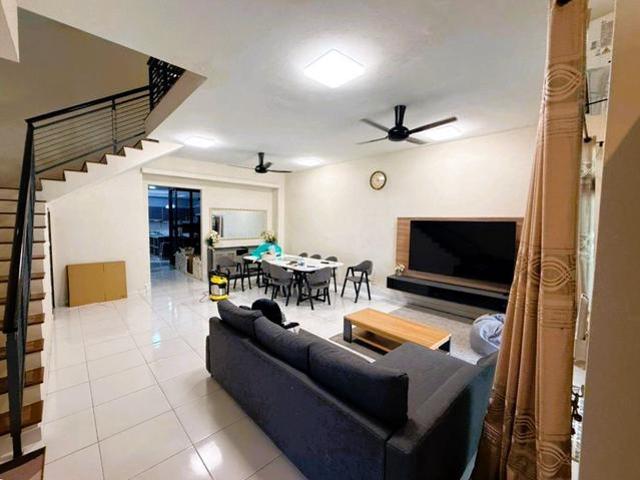 KITCHEN EXTENDED 22 x 85 2 Storey Fern lane Denai Alam