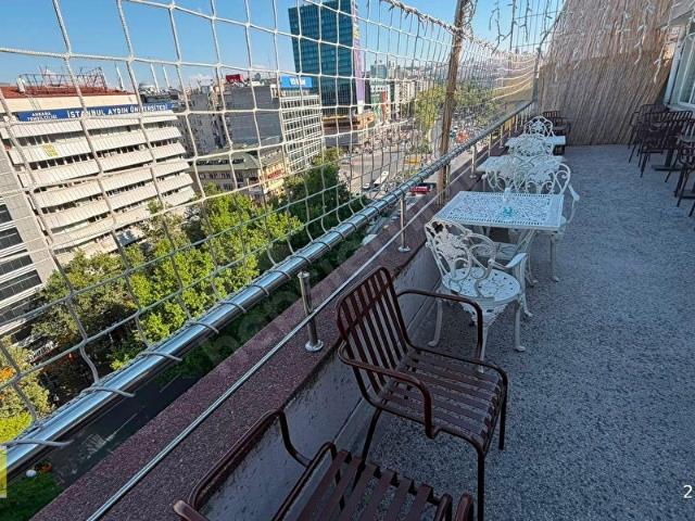 KIZILAY MERKEZDE DÜŞÜK KİRALI 2 PANORAMİK TERASLI HAZIR MÜŞTERİLİ DEVREN KAFE