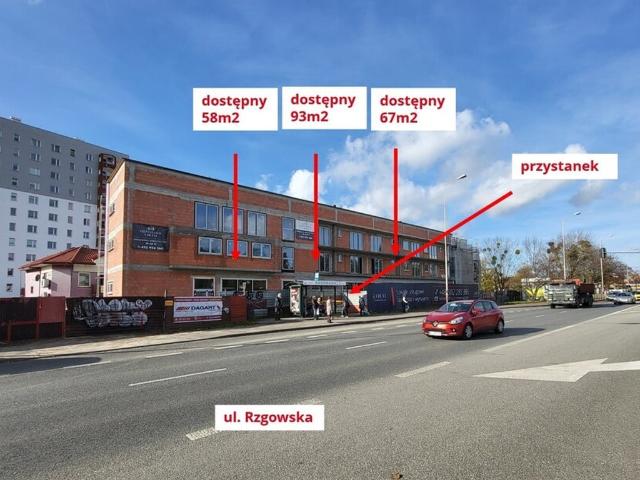 Komercyjne lokal na wynajem, Łódź, Rzgowska
