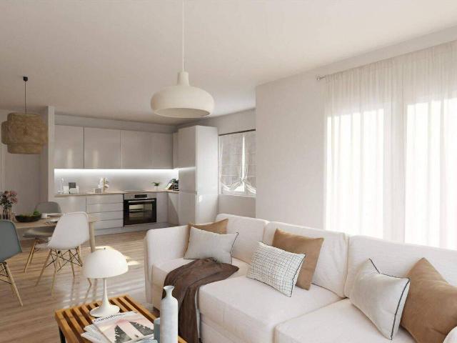 Komfortable Wohnung mit Hochterrasse und Gartenanteil