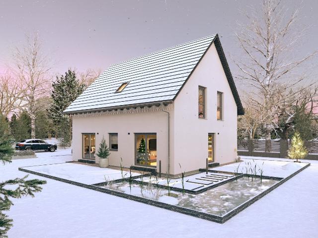 Mehrfamilienhaus projektiert auf realem Grundstück in Steglitz