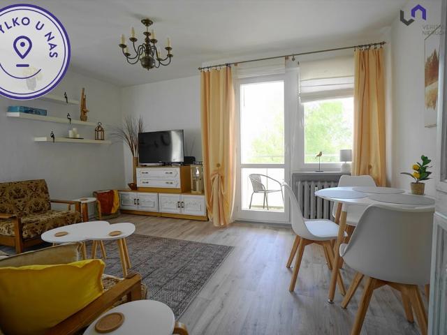 Komfortowe 3 pokoje z balkonem, pełne wyposażenie