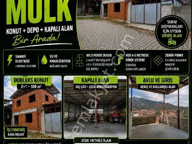 Konut + Depo + Kapalı Alan Bir Arada! 350 M² Kapalı Kullanım Alanlı Fırsat Mülk