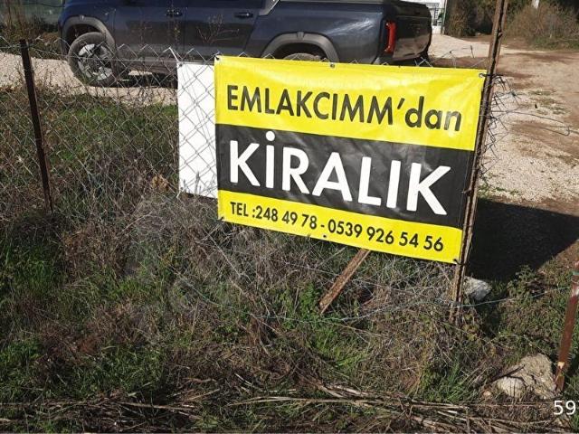 KONYAALTI AŞAĞIKARAMANDA 1.630 M2 KİRALIK YERİMİZ