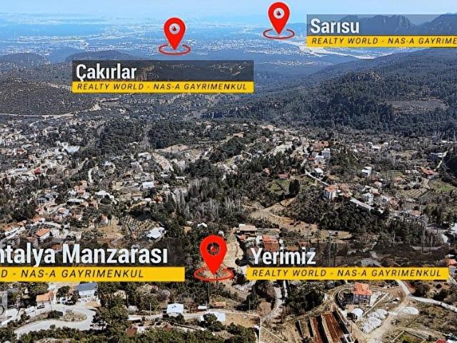 KONYAALTI ÇAĞLARCADA EŞSİZ ANTALYA MANZARALI PARSEL