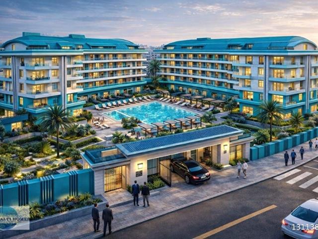 KONYAALTI 2+1 HAVUZLU, KAPALI OTOPARKLI, 724 GÜVENLİKLİ, LÜX SİTEDE