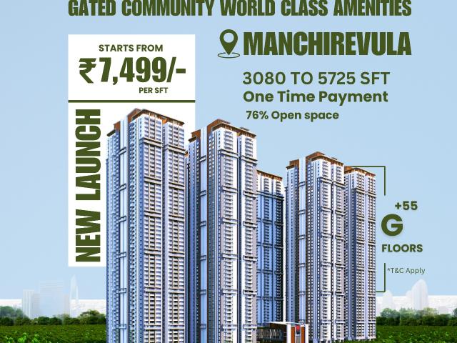Koncept Ambience Beaumonde 3 Bedroom 2350 Sq. Ft. Apartment in Kokapet Hyderabad Listing ID: #10156