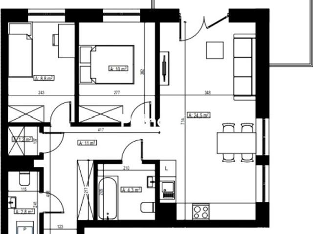 Koncertowa 62,60 m², Lublin