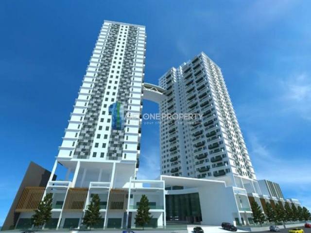 Kondominium Prominence Type C Basic: with Lighting & ceiling fan No kitchen Facilities: Podium Swimming pool, man made beach, kid pool, fun pool,turf for group exercise, BBQ area, children playground, badminton court, opened multi function area