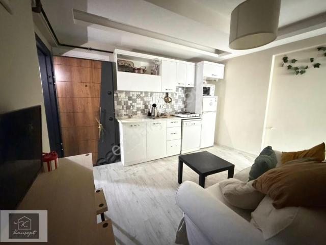 Konsept'den Üniv Yakını klimalı cadde Üstü 2+0 Kiralık Daire