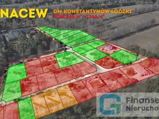 Konstantynów Łódzki, Ignacew, 867 m² Działka