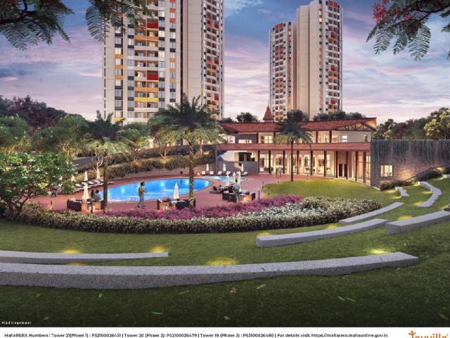 Kohinoor Zen Estate 2 Bedroom 747 Sq. Ft. Apartment in Kharadi Pune Listing ID: #10208